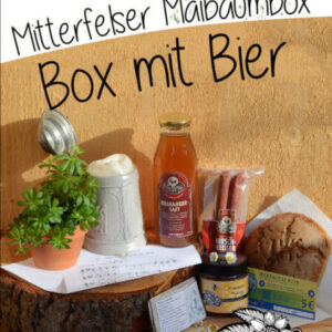 Maibaum-Box mit Bier